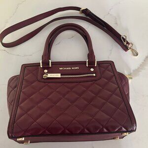 Michael Kors Selma Large Zip Quilted Leather Satchel Bag Purse - LIKE NEW!
